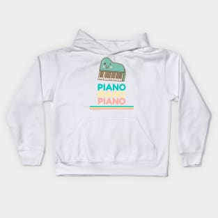 Cute Piano Kids Hoodie